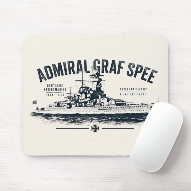 Graf Spee Mousepad (With Mouse)