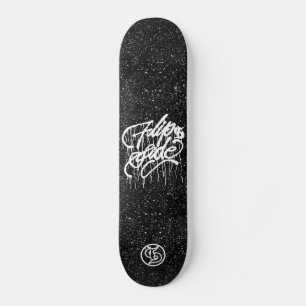 GRAFFIT DRIPPING PAINT SKATEBOARD