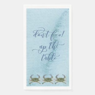 Graffitee Studios coastal humor dinner napkin