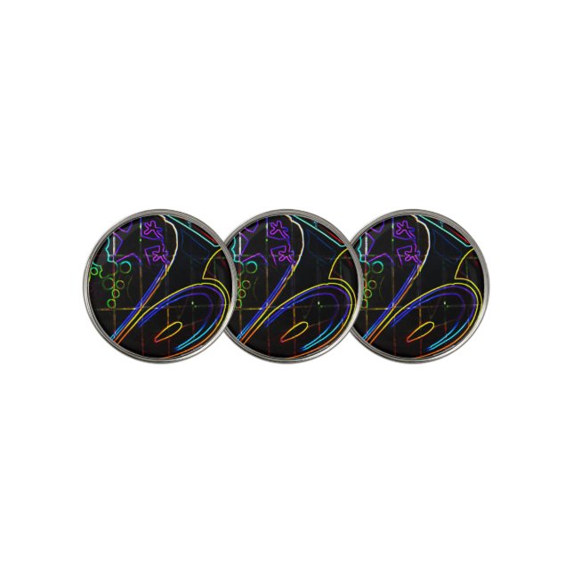 Graffiti 10 bmcnm golf ball marker (3 Up)