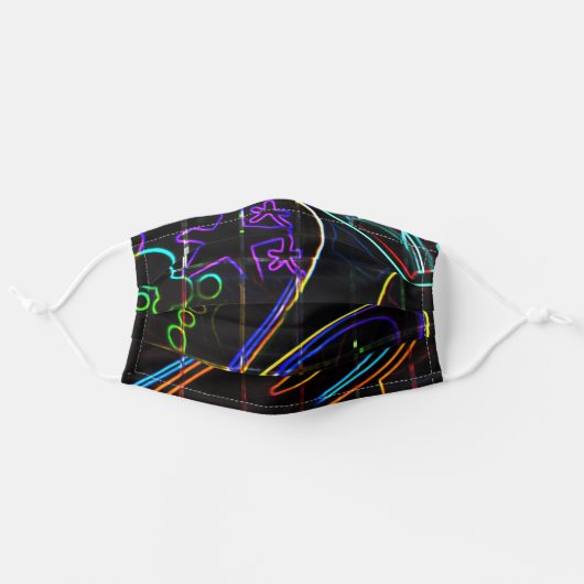 Graffiti 10 fmcnm adult cloth face mask (Front, Unfolded)