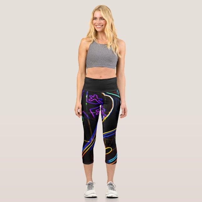 Graffiti 10 lecapa capri leggings (Front)