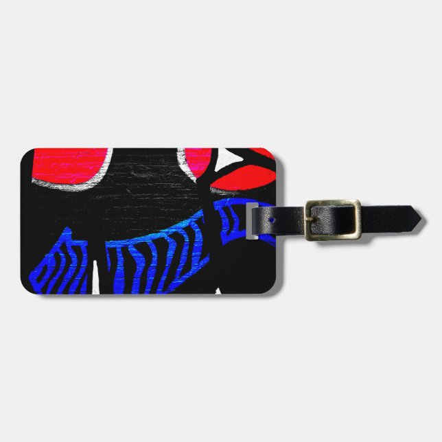 Graffiti 11 cd ltcna luggage tag (Front Horizontal)