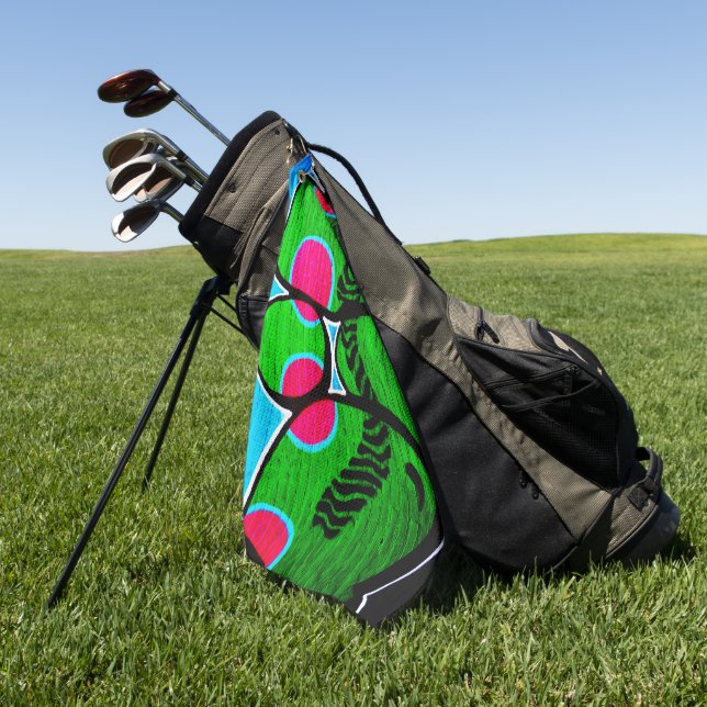 Graffiti 12 gtcnm golf towel (Green)