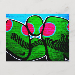 Graffiti 12 pccna postcard