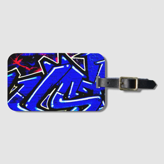 Graffiti 13 bc ltcna luggage tag (Front Horizontal)