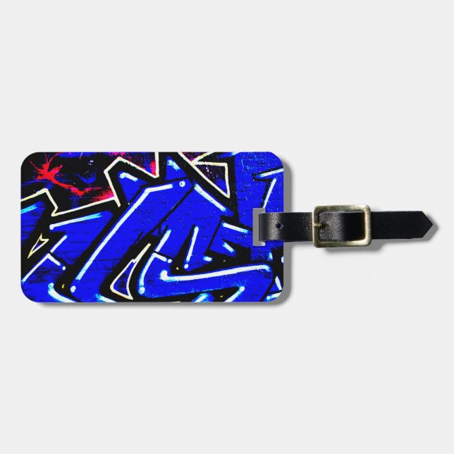 Graffiti 13 cd ltm luggage tag (Front Horizontal)