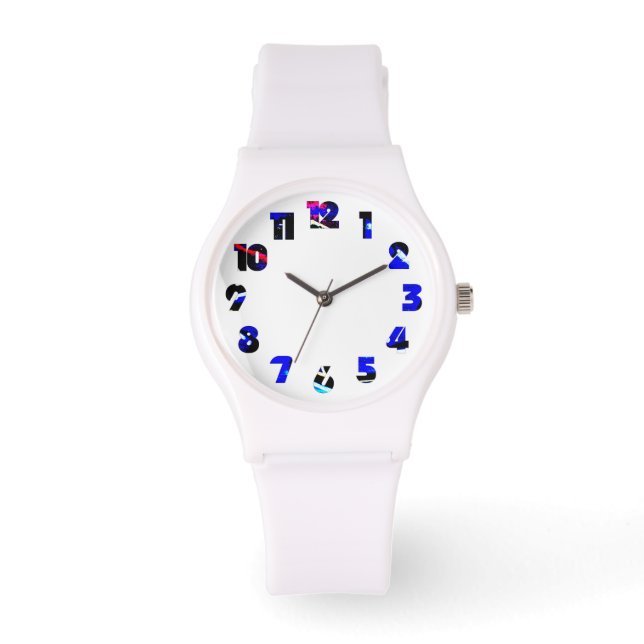 Graffiti 13 Number Overlay wacna Watch (Front)
