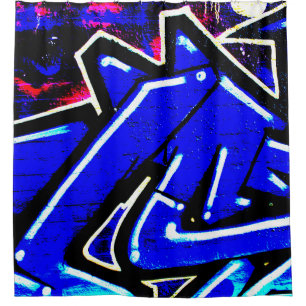 Graffiti 13 sccnm shower curtain