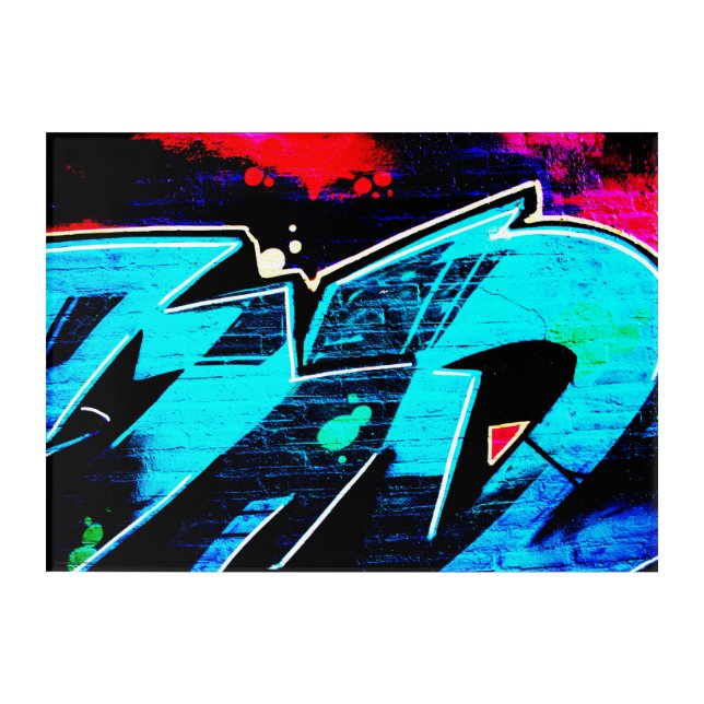 Graffiti 14 14x10 (35x25cm) waacna acrylic print (Front)