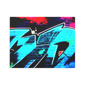 Graffiti 14 14x11 (35x27.5cm) wamecna metal print