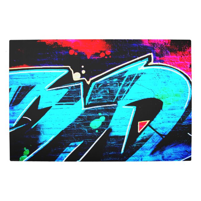 Graffiti 14 30x20 (75x50cm) wamecna metal print (Front)