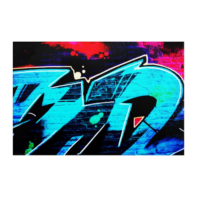 Graffiti 14 36x24 (90x60cm) waacna acrylic print (Front)