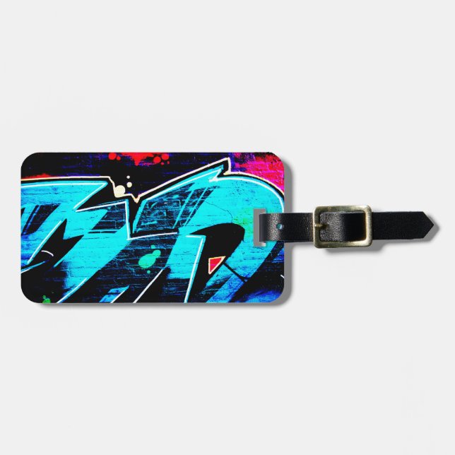 Graffiti 14 cd ltcna luggage tag (Front Horizontal)