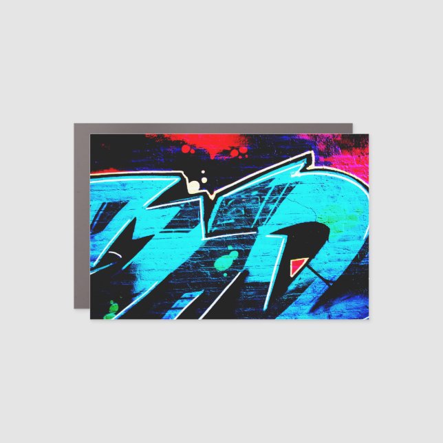 Graffiti 14 cmcna car magnet (Front)