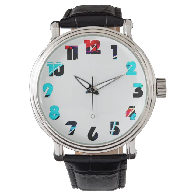 Graffiti 14 Number Overlay waa Watch (Front)