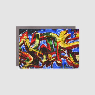 Graffiti 17 cmcna car magnet