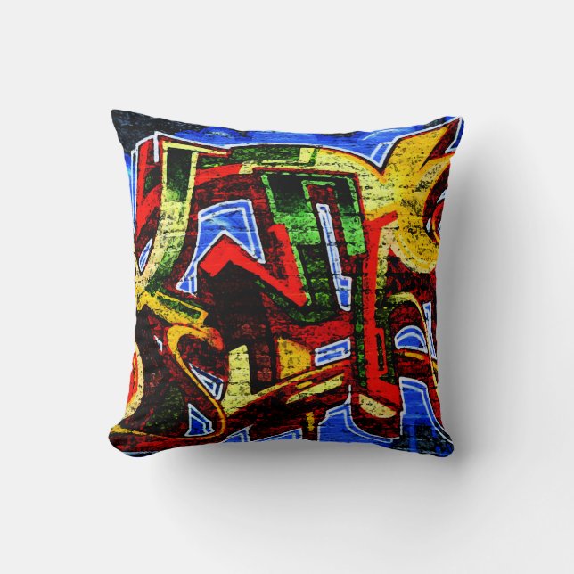 Graffiti 17 tpcnm throw pillow (Front)