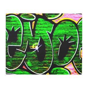 Graffiti 18 20x16 (50x40cm) wamecna metal print