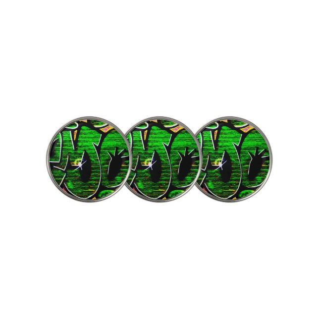 Graffiti 18 bmcnm golf ball marker (3 Up)
