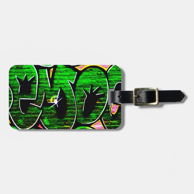 Graffiti 18 cd ltcna luggage tag (Front Horizontal)