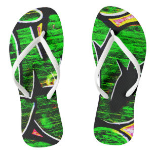Graffiti 18 ffcna flip flops