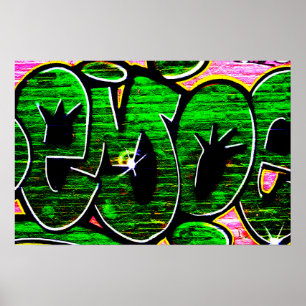 Graffiti 18 wapcna poster