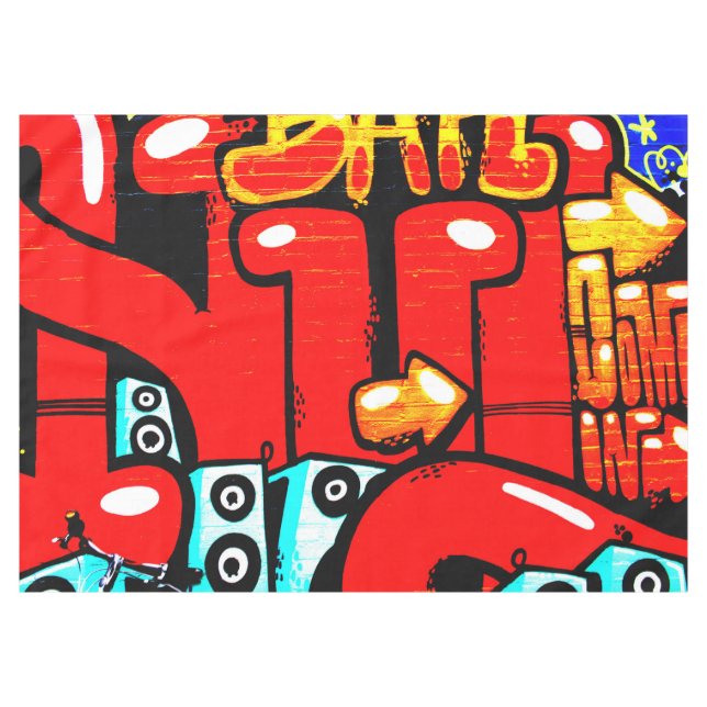 Graffiti 19 60x84 tccna tablecloth (Front (Horizontal))