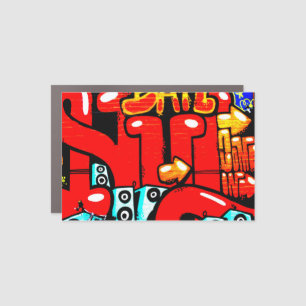 Graffiti 19 cmcna car magnet