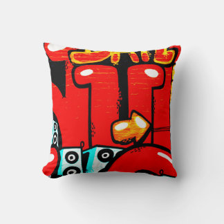 Graffiti 19 tpcna throw pillow
