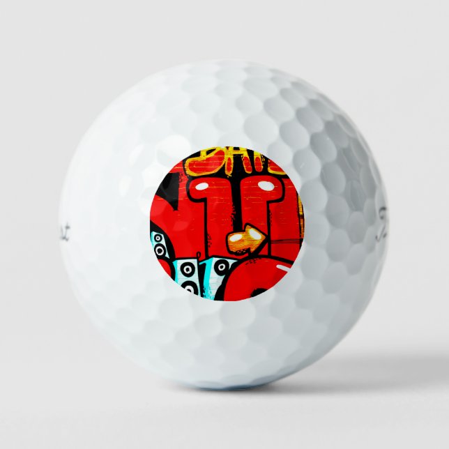 Graffiti 19 tpv1 gbcna golf balls (Front)