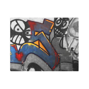 Graffiti 1 14x11 (35x27.5cm) wamea metal print