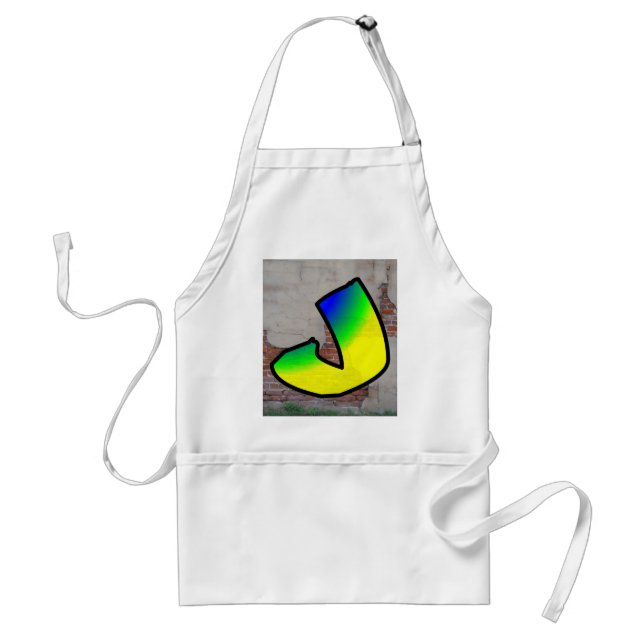 GRAFFITI #1 J ADULT APRON (Front)