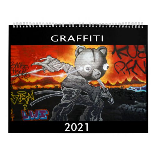 Graffiti 2021 Calendar