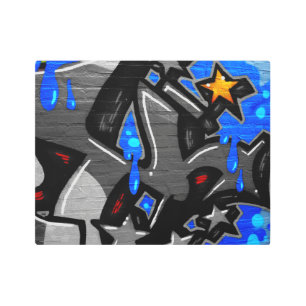 Graffiti 3 14x11 (35x27.5cm) wamem metal print