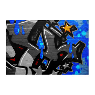 Graffiti 3 36x24 (90x60cm) waacna acrylic print