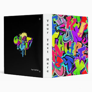 Graffiti 3 Ring Binder
