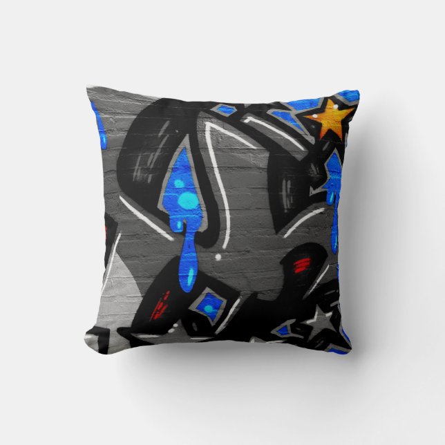 Graffiti 3 tpa throw pillow (Front)
