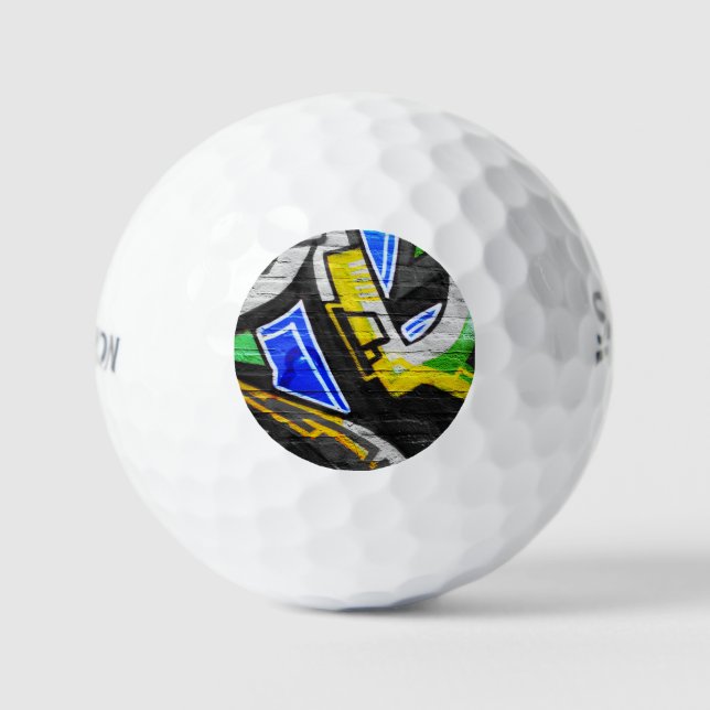 Graffiti 6 ssf gbcna golf balls (Front)