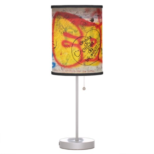 Graffiti _ Abbey Road Studios Table Lamp