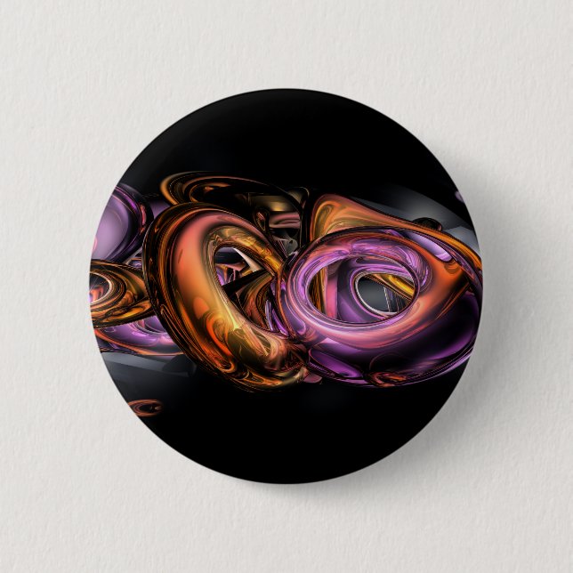 Graffiti Abstract Button (Front)