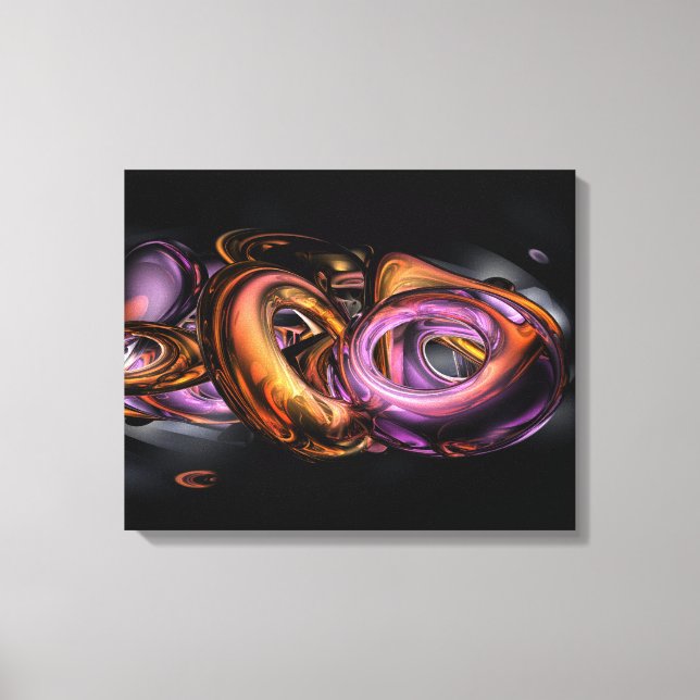 Graffiti Abstract Canvas Print (Front)