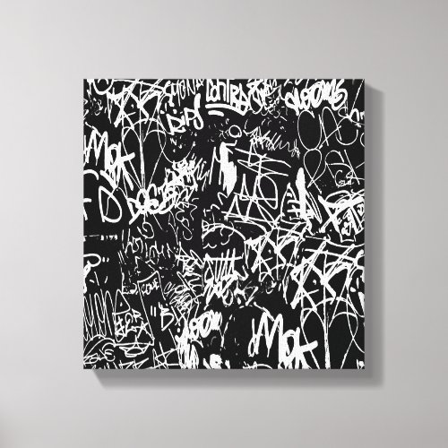 Graffiti Abstract Collage Print Pattern