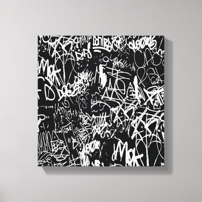Graffiti Abstract Collage Print Pattern (Front)