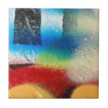 Graffiti Abstract Paint Background Ceramic Tile at Zazzle