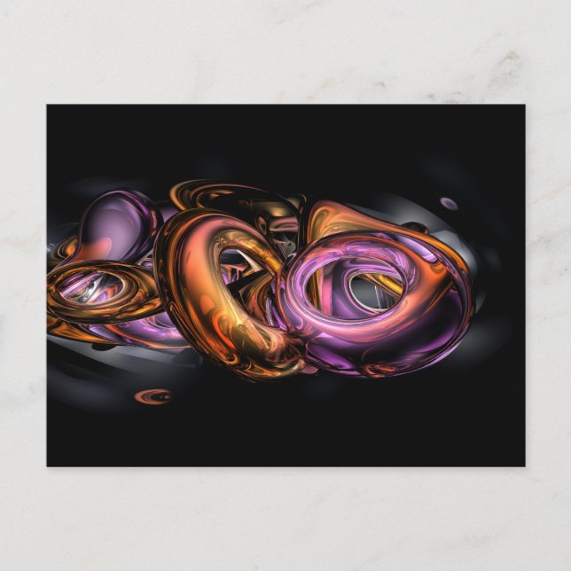 Graffiti Abstract Postcard (Front)