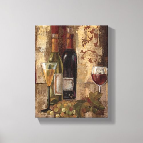 Graffiti and Wine Canvas Print