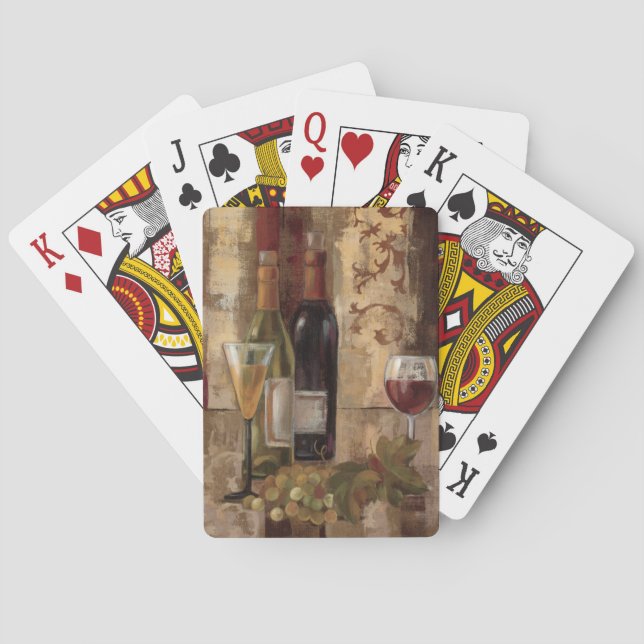Graffiti and Wine Poker Cards (Back)