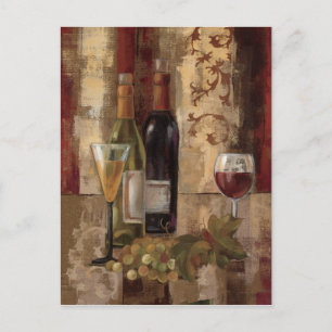Graffiti and Wine Postcard