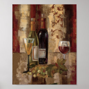 Graffiti and Wine Poster